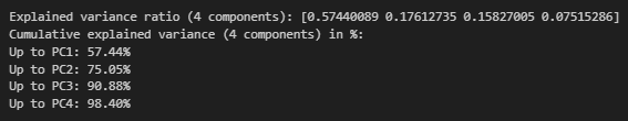 PCA 4D Output