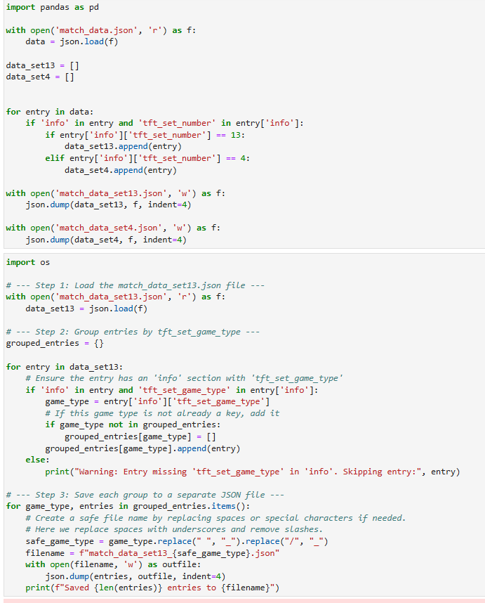 Cleaning Code
